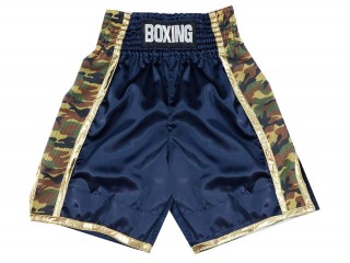 Pantalon de boxeo personalizado : KNBSH-034-Marina